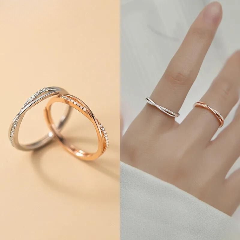 -20% Zirkonia Rosegold Ring Ringe Stella Brillante Jewellery   