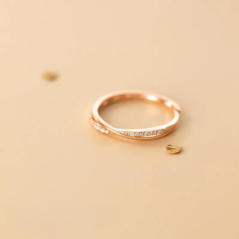 -20% Zirkonia Rosegold Ring Ringe Stella Brillante Jewellery   