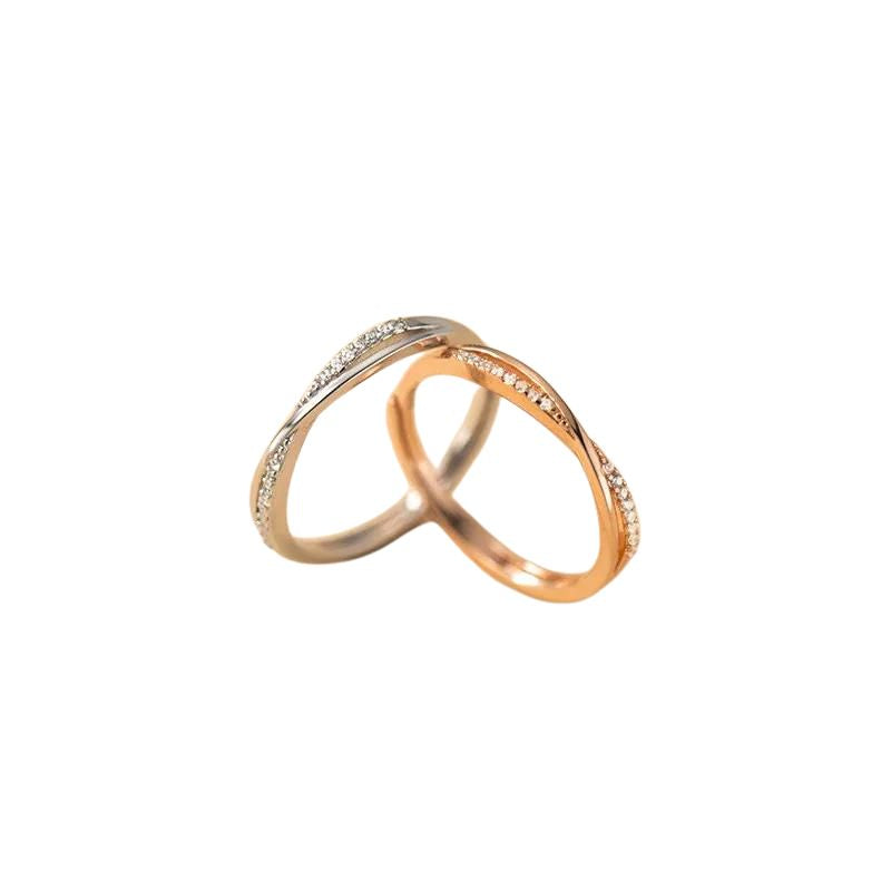 -20% Zirkonia Rosegold Ring Ringe Stella Brillante Jewellery   