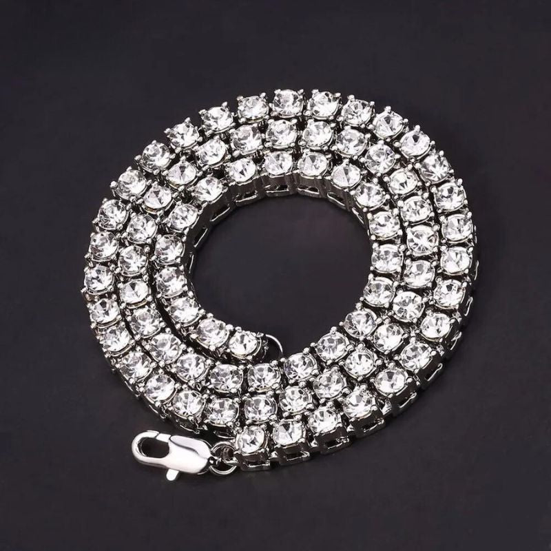 -20% Tennis Halskette Schmuck Stella Brillante Jewellery Silber 45.7 cm 