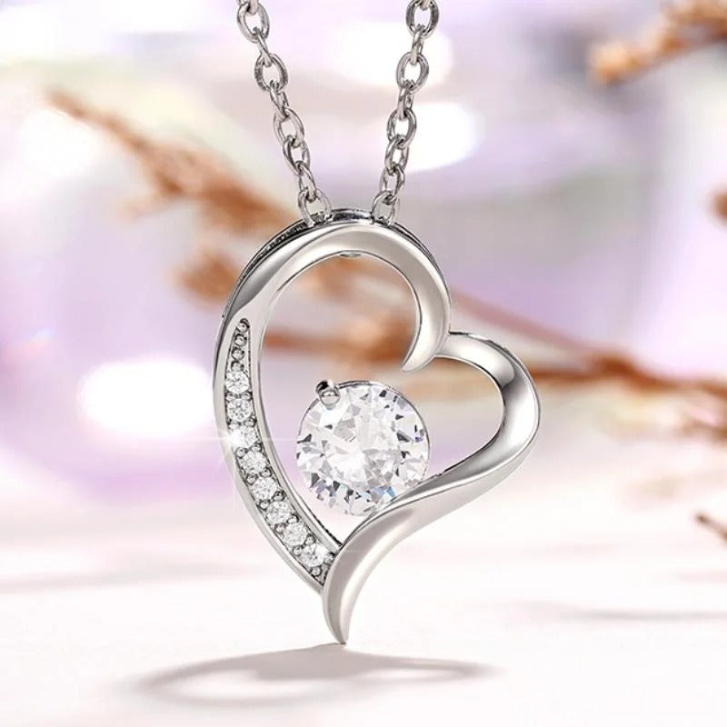 -20% Zirkon Herz Halskette Halskette Stella Brillante Jewellery   