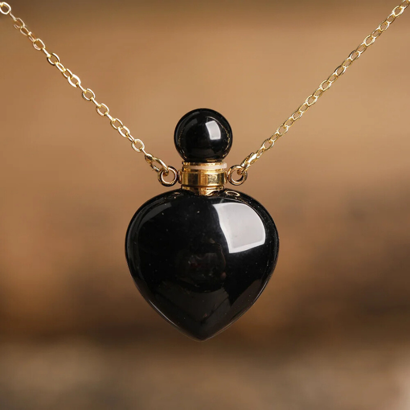 -25% Dufthalskette Necklaces Stella Brillante Jewellery Schwarz  