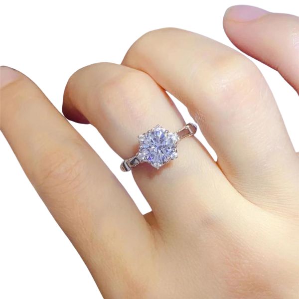 -20% Moissanit Ring Ringe Stella Brillante Jewellery   