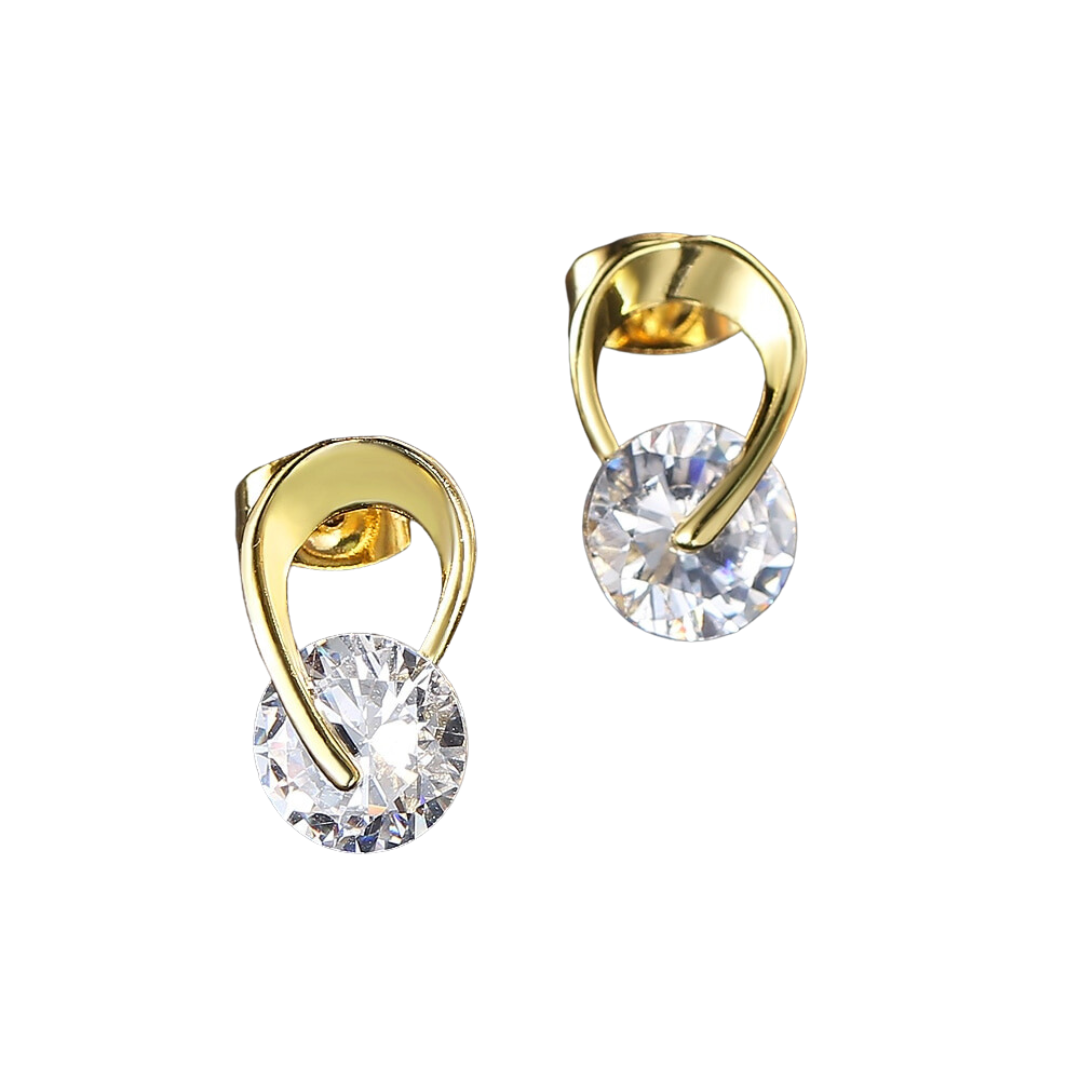 Cubic Zirkonia Ohrringe 0 Stella Brillante Jewellery Gold  