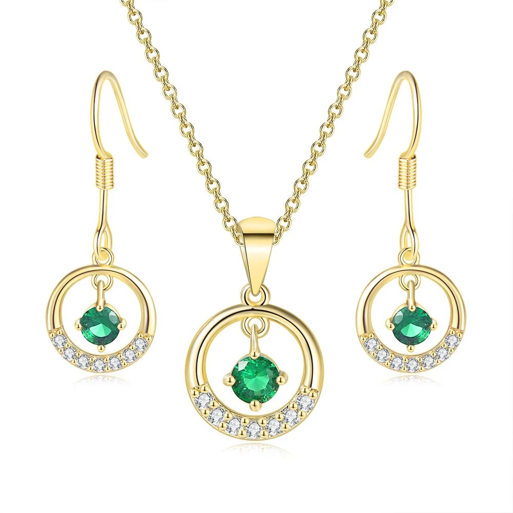 Elegance Schmuckset Jewelry Sets Stella Brillante Jewellery Gelbgold  