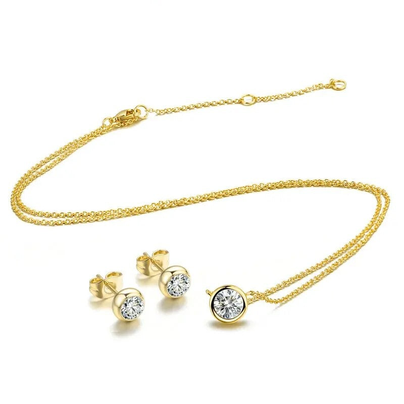 Kristall Schmuckset Jewelry Sets Stella Brillante Jewellery Gold  