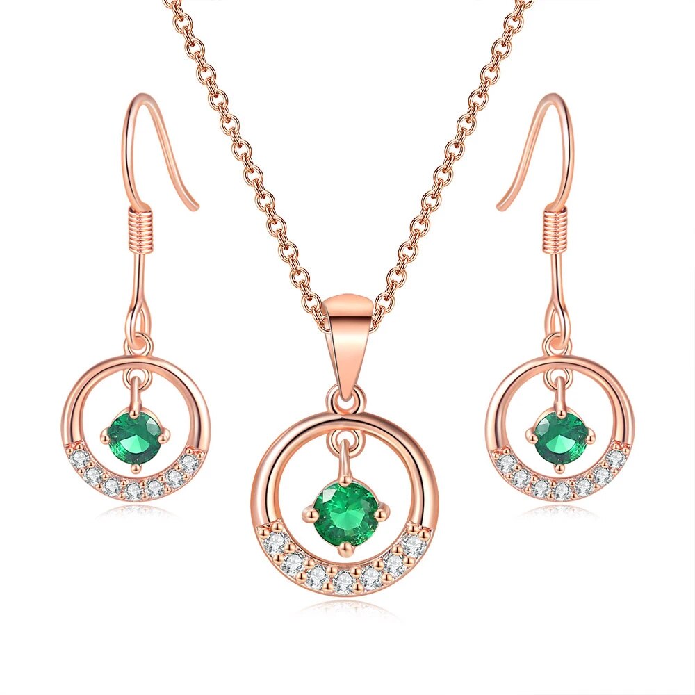 Elegance Schmuckset Jewelry Sets Stella Brillante Jewellery Rosegold  