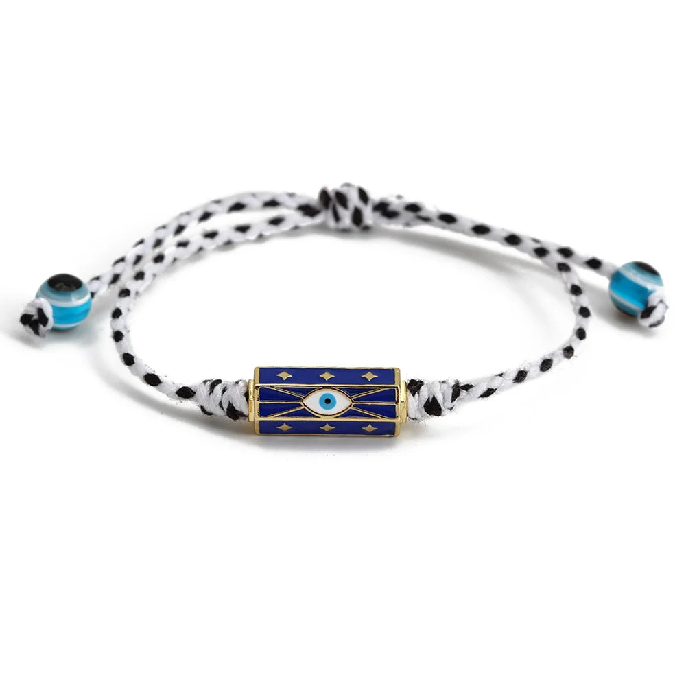 -30% Nazar-Armband Verstellbares türkisches Böses-Auge-Armband Stella Brillante Jewellery Blau  