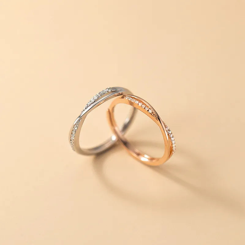 -20% Zirkonia Rosegold Ring Ringe Stella Brillante Jewellery   