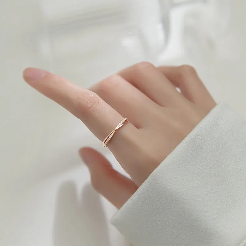 -20% Zirkonia Rosegold Ring Ringe Stella Brillante Jewellery   