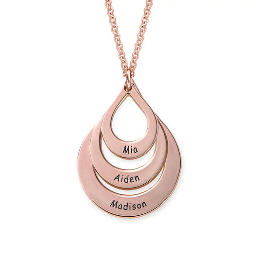 Personalisierte Namenskette Necklaces Stella Brillante Jewellery Rosé Gold 45cm 