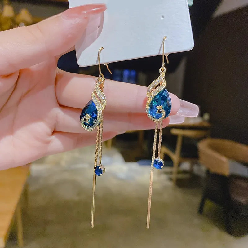 -25% Dangle Gold Ohrringe Earrings Stella Brillante Jewellery Blau  