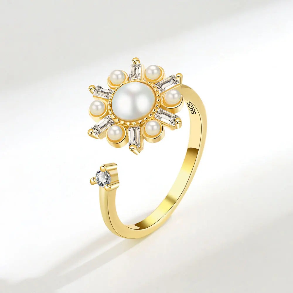 -20% Perlen Angst Ring  Stella Brillante Jewellery R196  