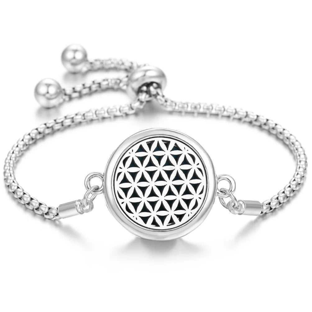 -20% Herz Aroma Lebensbaum Armband Herz-Aromatherapie-Armband Stella Brillante Jewellery Silber  