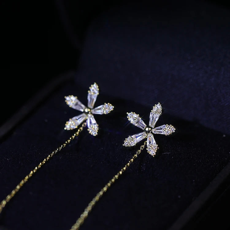 -20% Blumen Ohrringe hängend Blume Quaste Ohrringe Stella Brillante Jewellery   