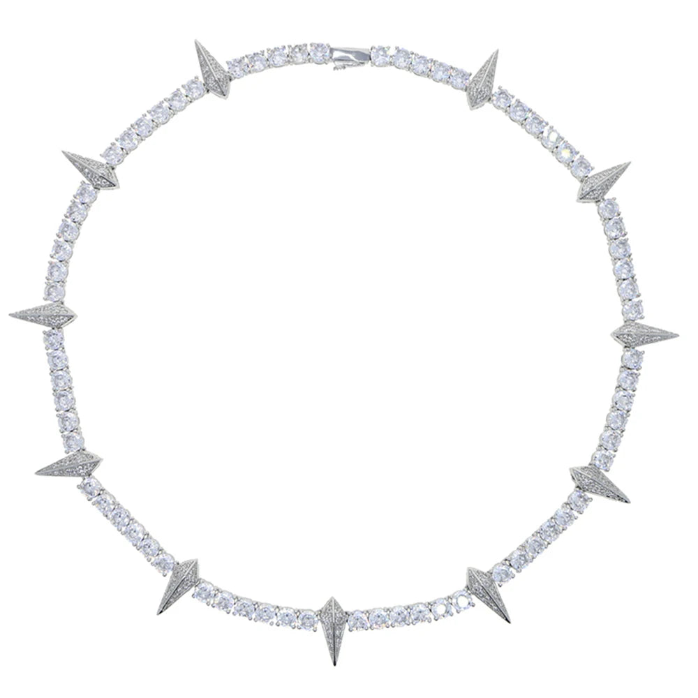 -20% Nieten-Halskette Nieten-Halskette Stella Brillante Jewellery Silber 46CM 