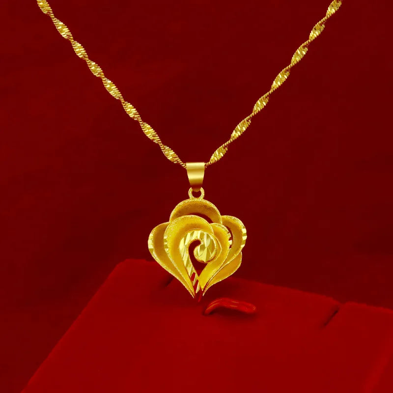 -30% Gelbgold Herzanhänger Necklaces Stella Brillante Jewellery   