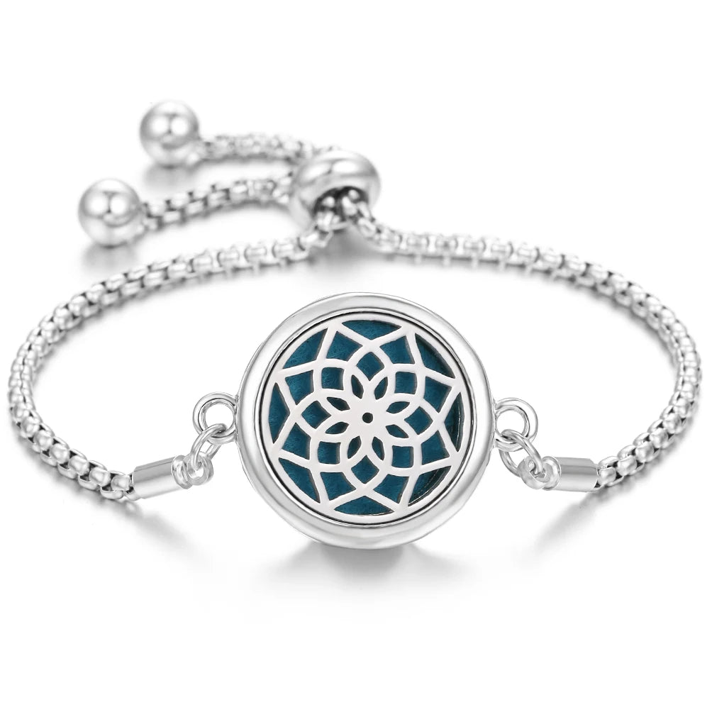 -20% Herz Aroma Lebensbaum Armband Herz-Aromatherapie-Armband Stella Brillante Jewellery Blau  