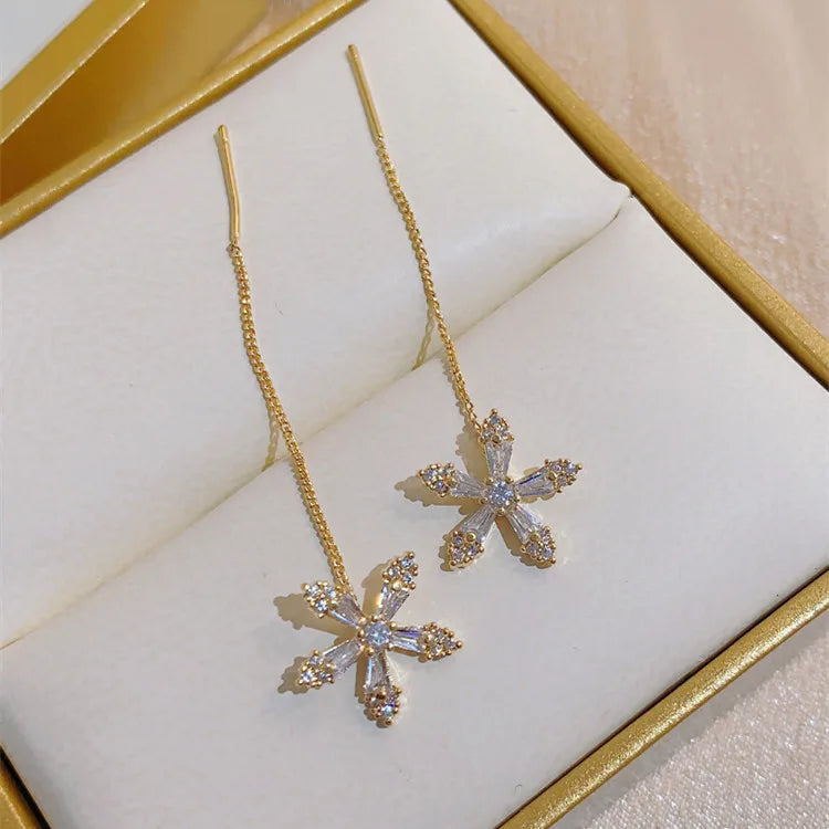 -20% Blumen Ohrringe hängend Blume Quaste Ohrringe Stella Brillante Jewellery   