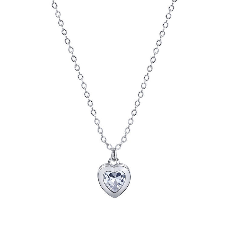 Sweet Heart Halskette Halsketten Stella Brillante Jewellery Weiss  