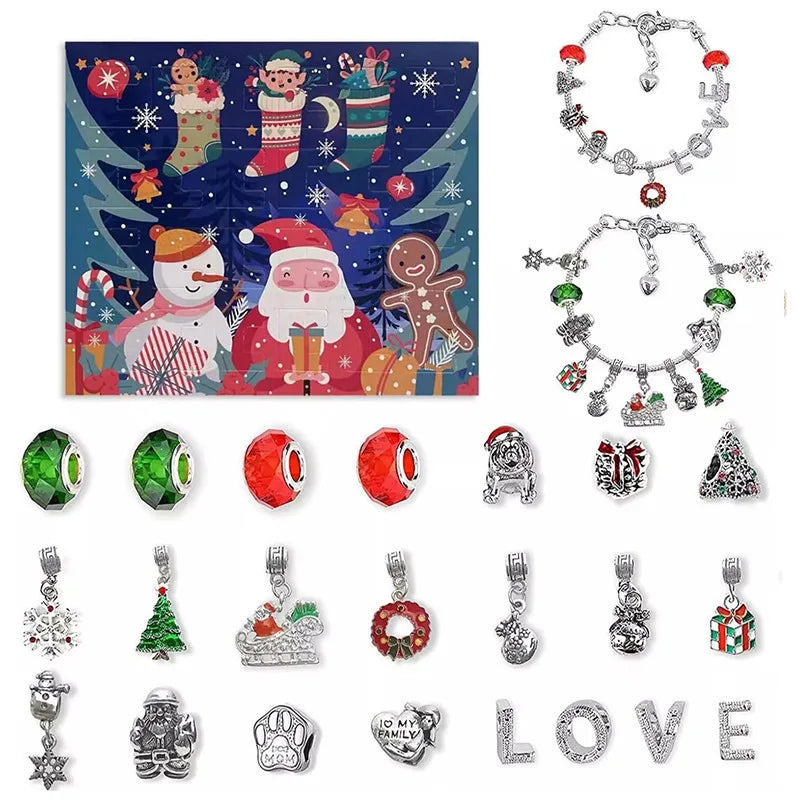 -20% Xmas Charms Armband Bracelets Stella Brillante Jewellery Weihnachtsmann  