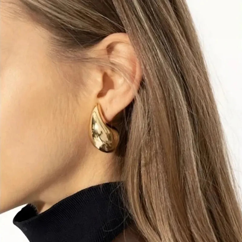 Tropfen Ohrringe Gold earings Stella Brillante Jewellery   