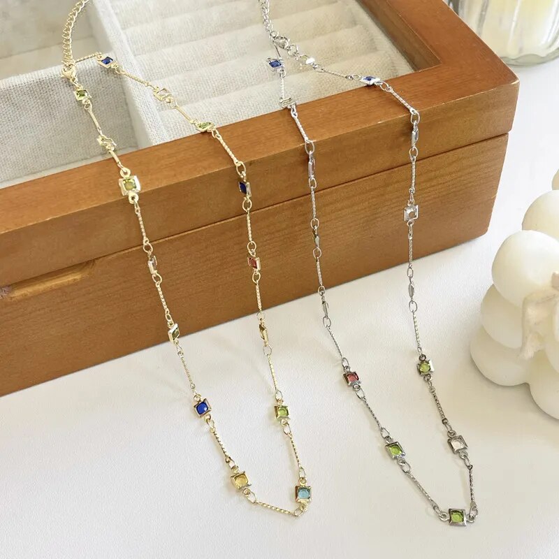 Glas Halskette Necklaces Stella Brillante Jewellery   