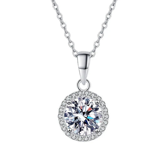 -20% Moissanit-Halskette Halsketten Stella Brillante Jewellery 1 Karat 45cm 