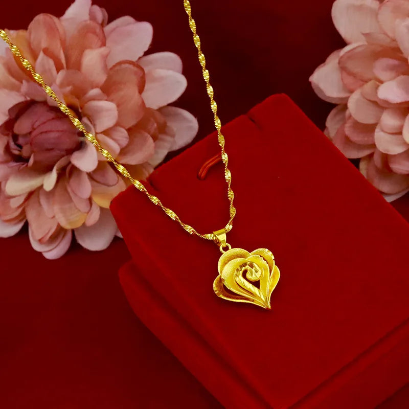 -30% Gelbgold Herzanhänger Necklaces Stella Brillante Jewellery   