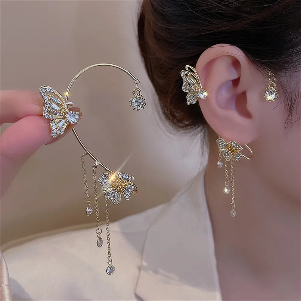 -20% Schmetterling Ohrringe - Ohrmanschette Earrings Stella Brillante Jewellery   