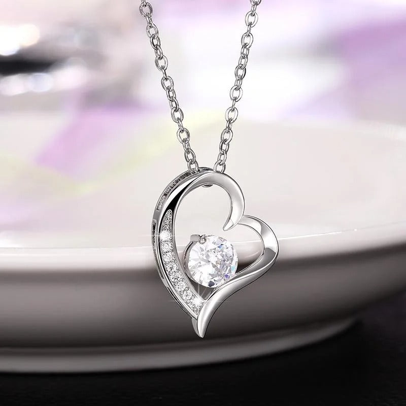 -20% Zirkon Herz Halskette Halskette Stella Brillante Jewellery   