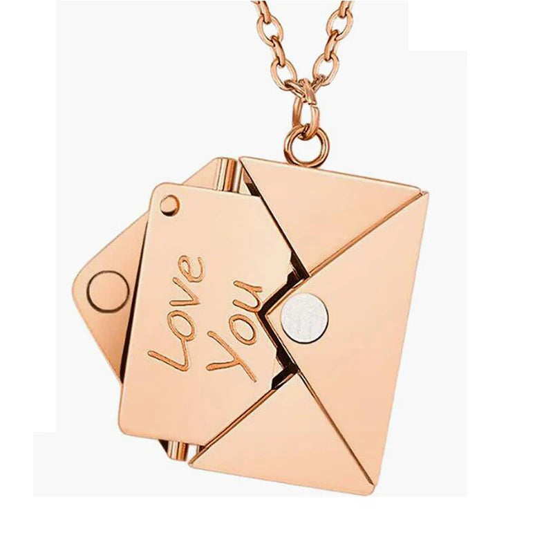 Liebesbrief Halskette Necklace Stella Brillante Jewellery Roségold  